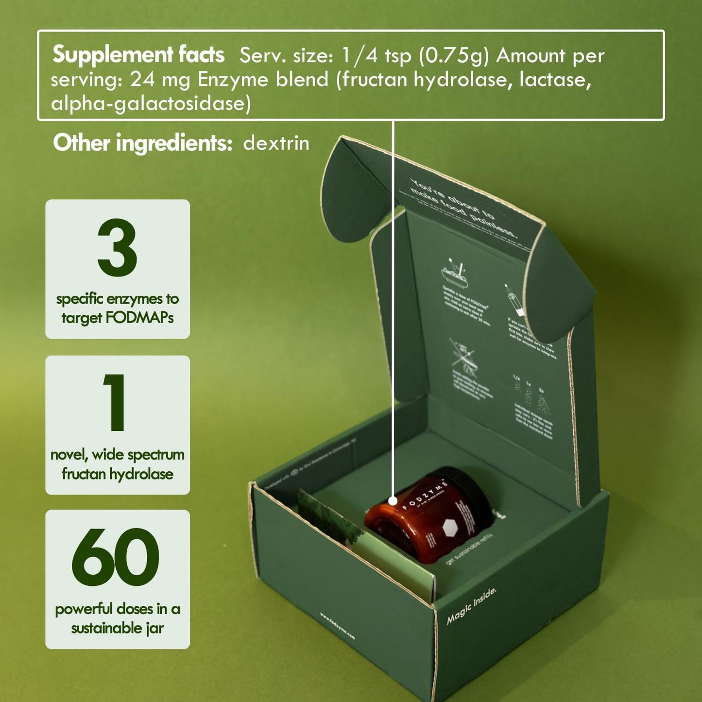 FODZYME® Home Kit Digestive Enzymes