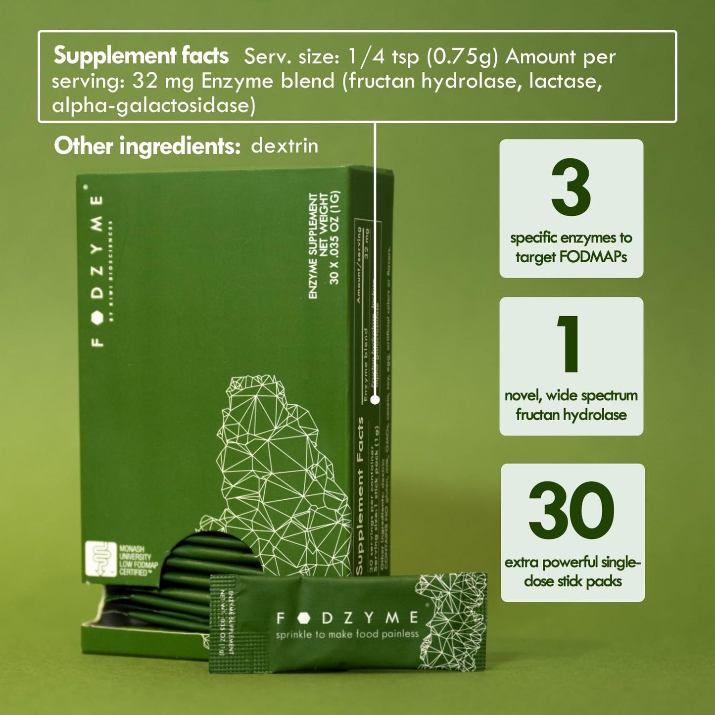 FODZYME® On-The-Go Digestive Enzymes